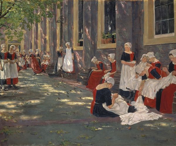 Max Liebermann Freistunde im Amsterdamer Waisenhaus