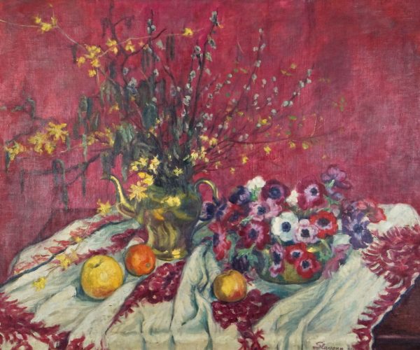 ML_HR_Maria_Slavona_Stillleben_vor_rotem_Hintergrund